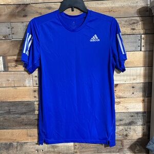 Adidas Men's Vibrant Blue Running Tee